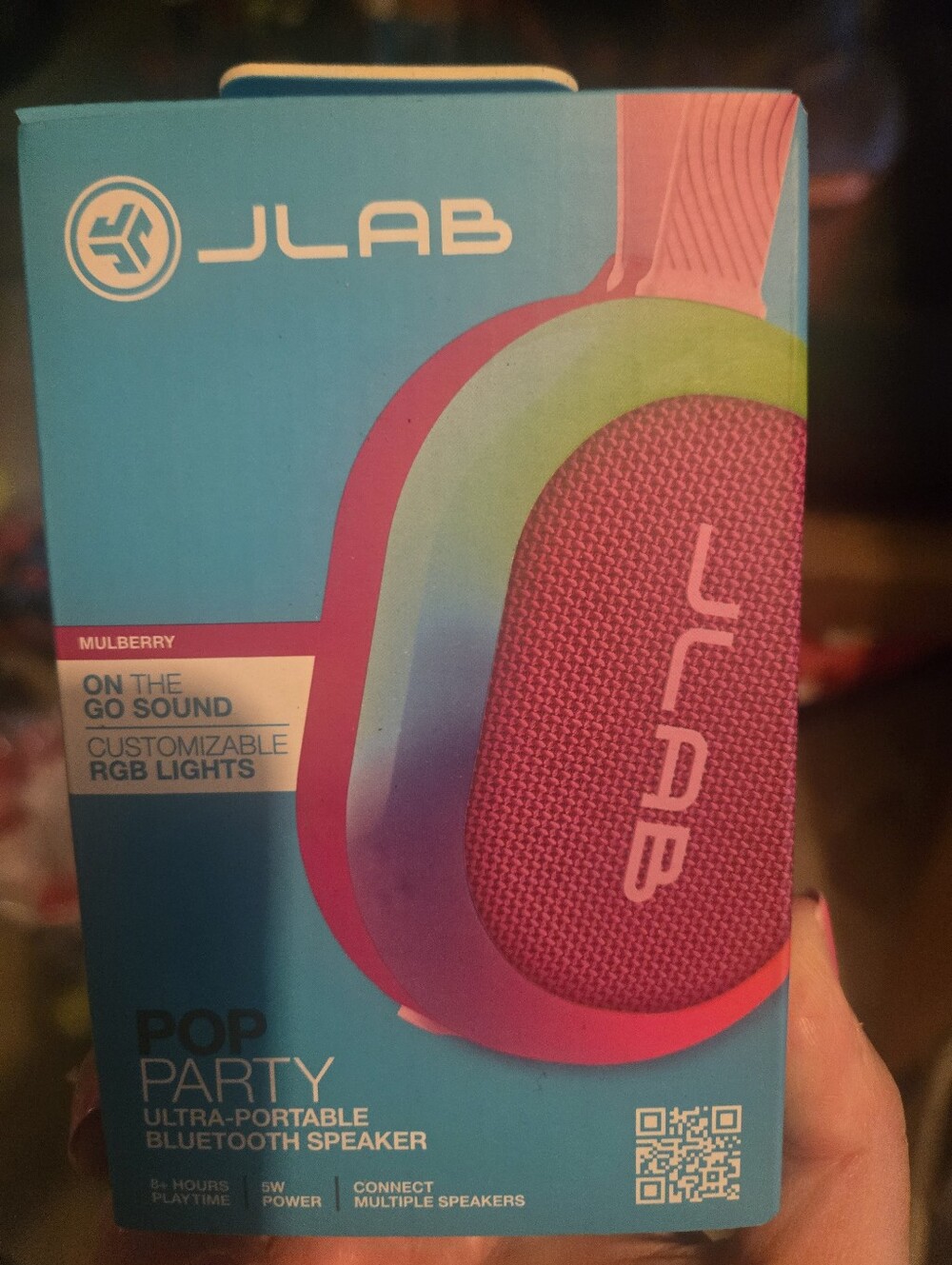 Pop Party Ultra-Portable Bluetooth Speaker — Mulberry